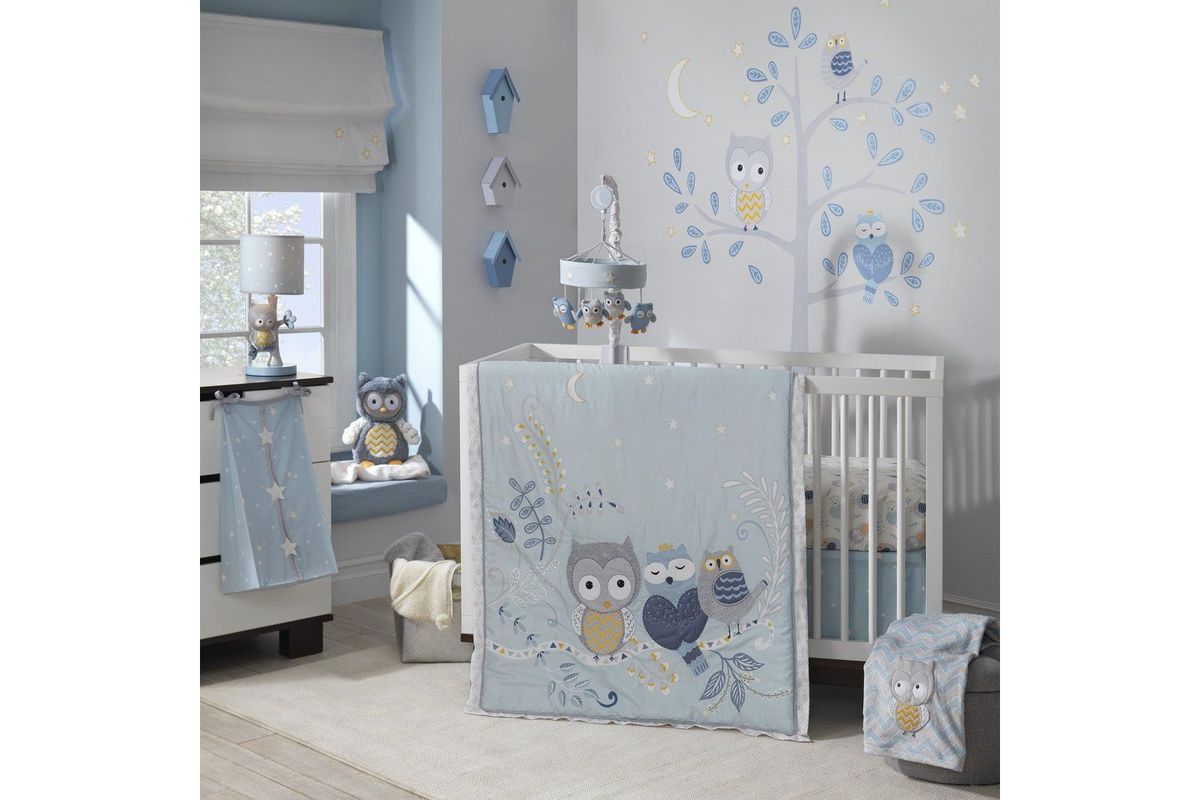Night Owl Crib Bedding by Lambs & Ivy Collection