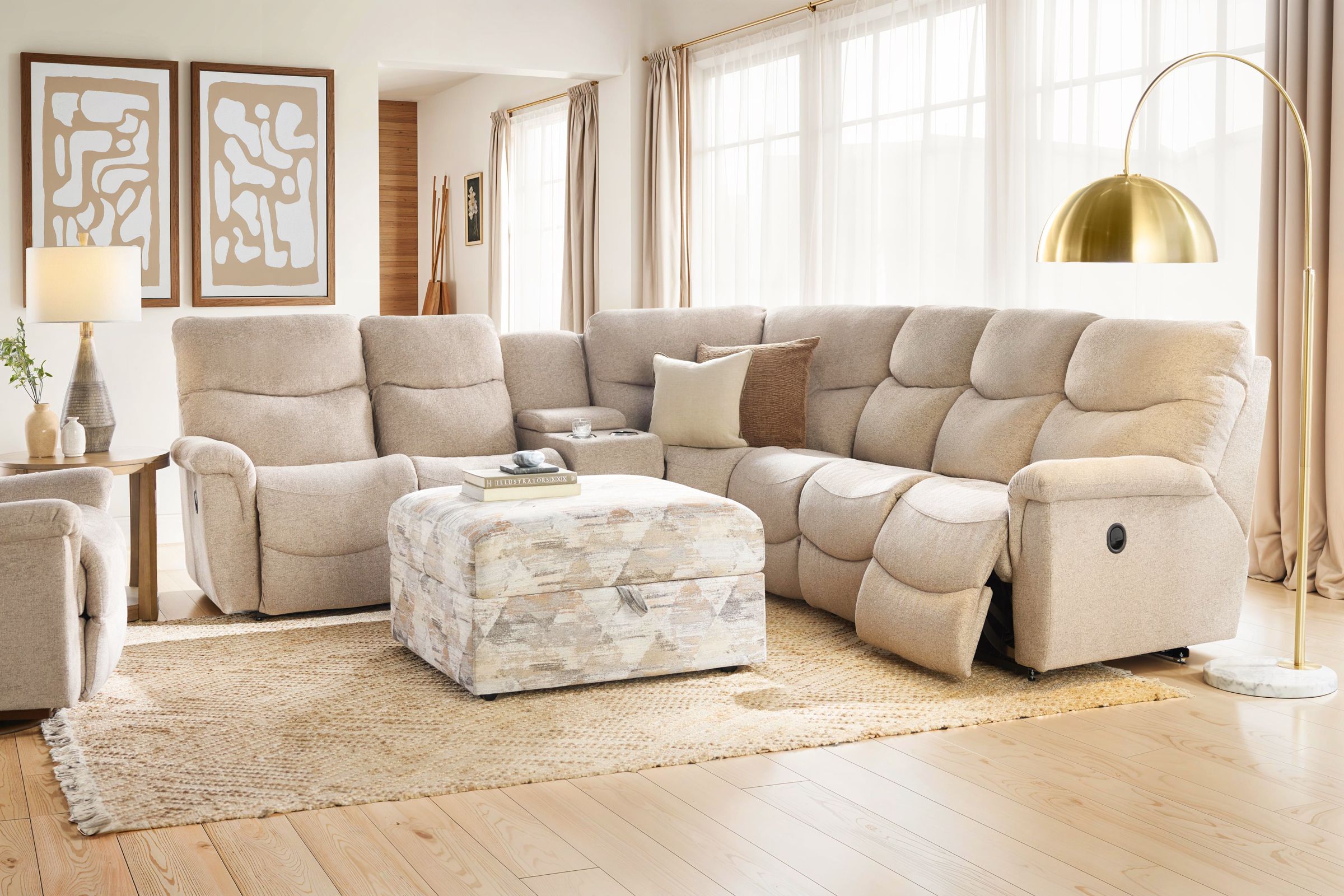 ハム　LAZY　ソフト James Sectional by La-Z-Boy Living Room Collection